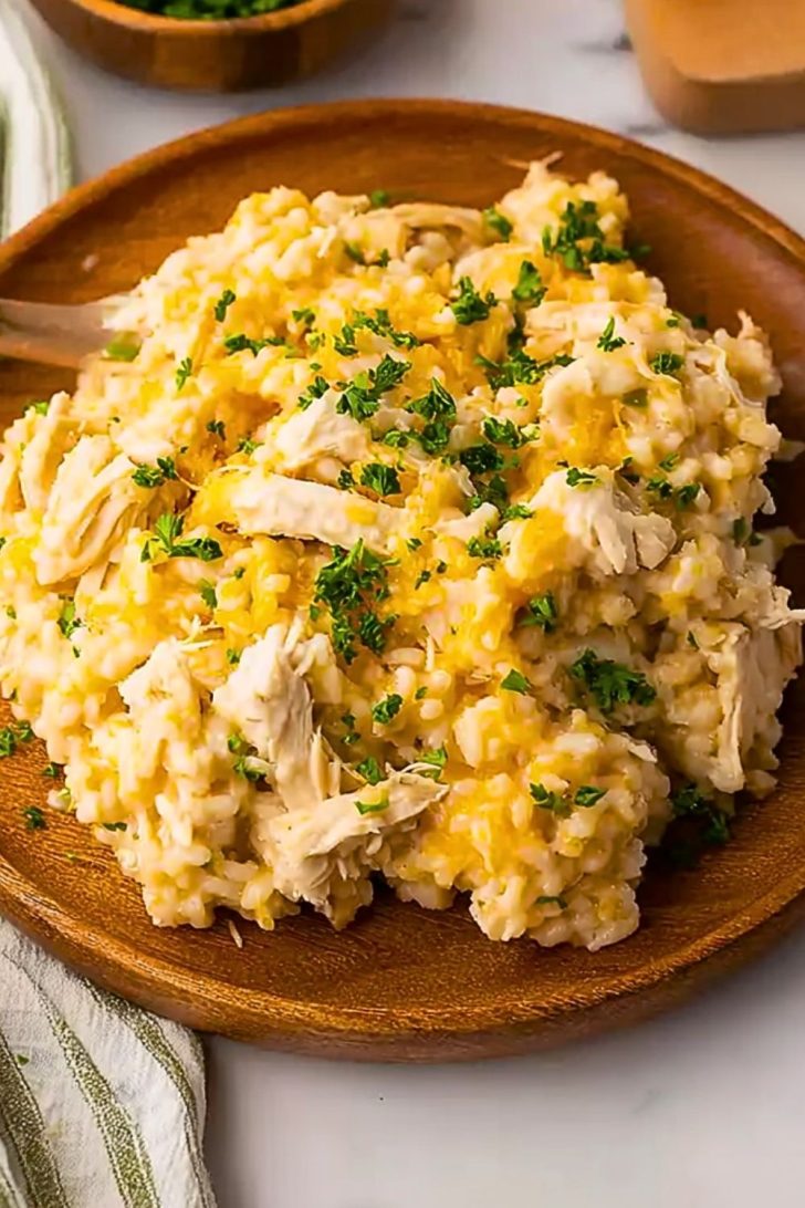 Family Crockpot Chicken And Rice Casserole - Cook Craze